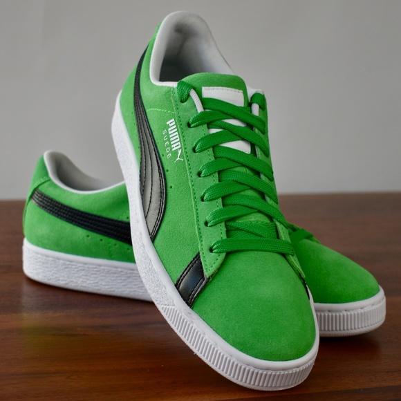 🆕 Puma Green Suede Classics - Picture 5 of 8